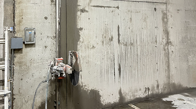 Wallsawing Project Phot